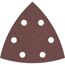 Deltaschleifblatt 'Pro F460' Klett 93 mm G80, 5-teilig