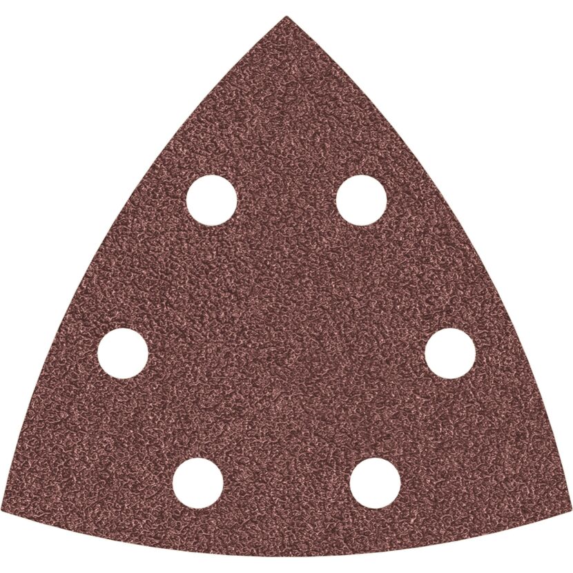 Dreieckiges Schleifpapier mit Löchern