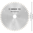 Kreissägeblatt 'Pro Aluminium cordless' Ø 160 x 1,8 x 20 mm, 52 Zähne