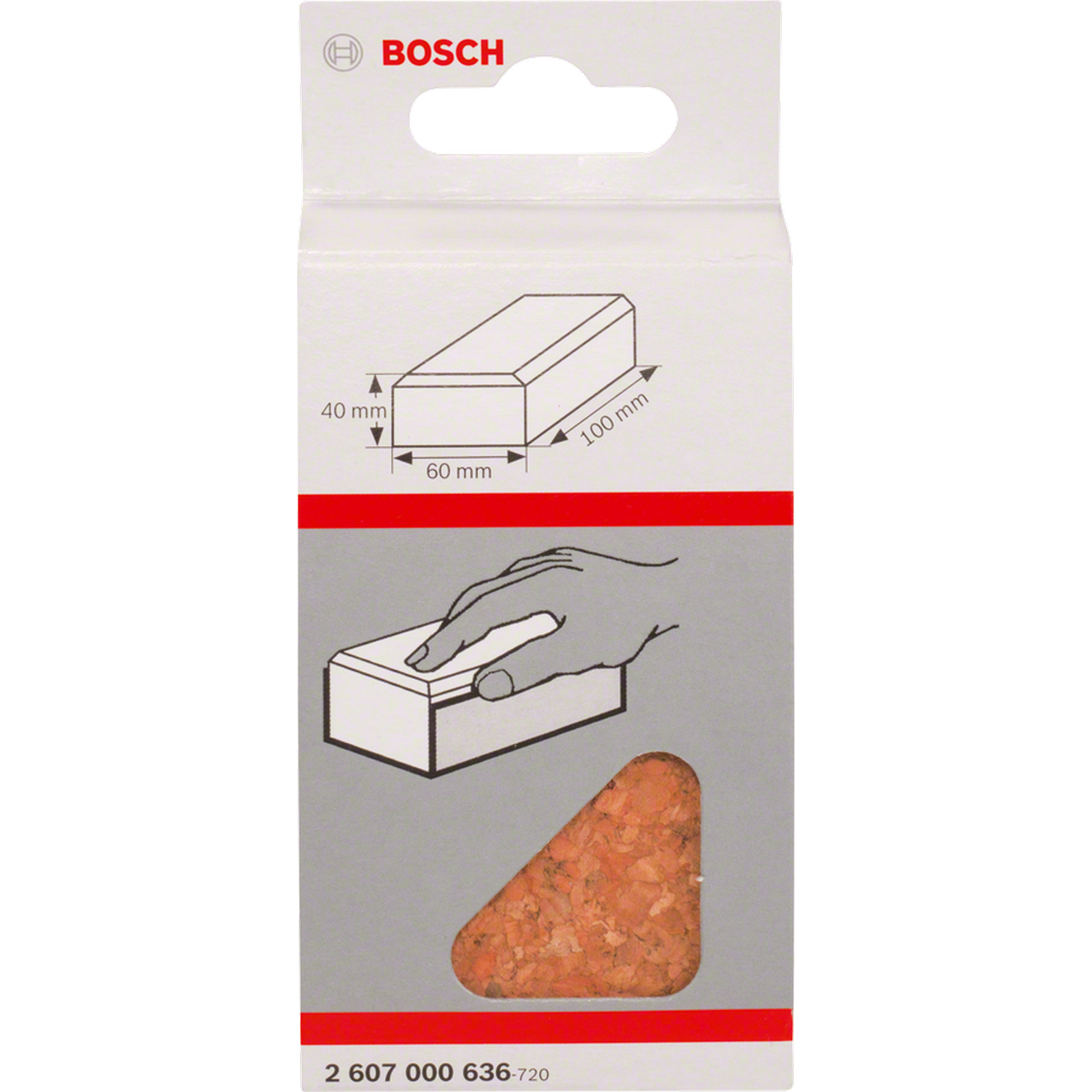 Handschleifklotz 100 x 60 x 40 mm