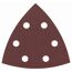 Deltaschleifblatt-Set 93 mm K120 25-teilig