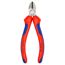 Knipex Seitenschneider 70 02 140, rot mit blauen Griffen