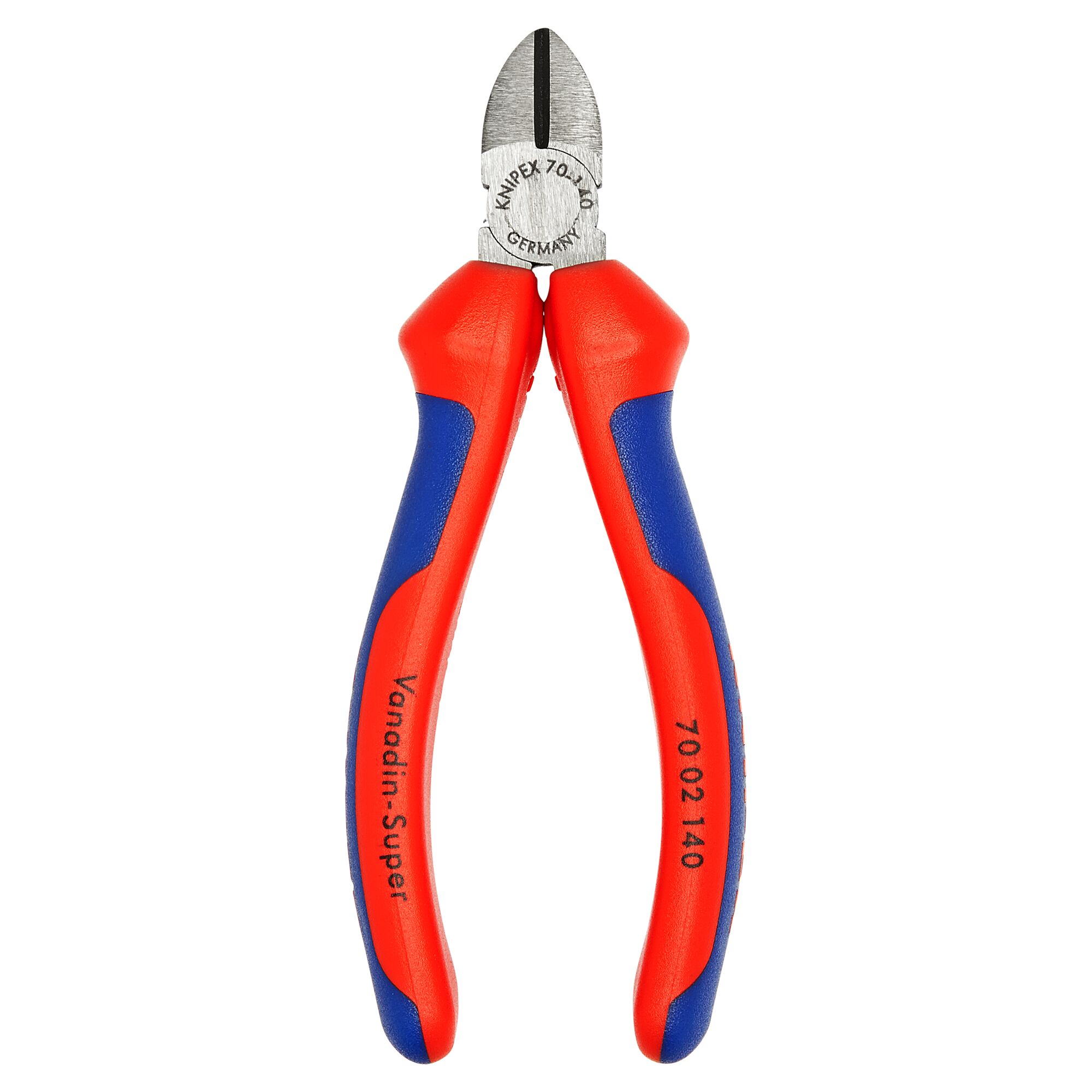 Knipex Seitenschneider 70 02 140, rot mit blauen Griffen