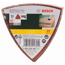 Deltaschleifblatt-Set 93 mm K40 25-teilig