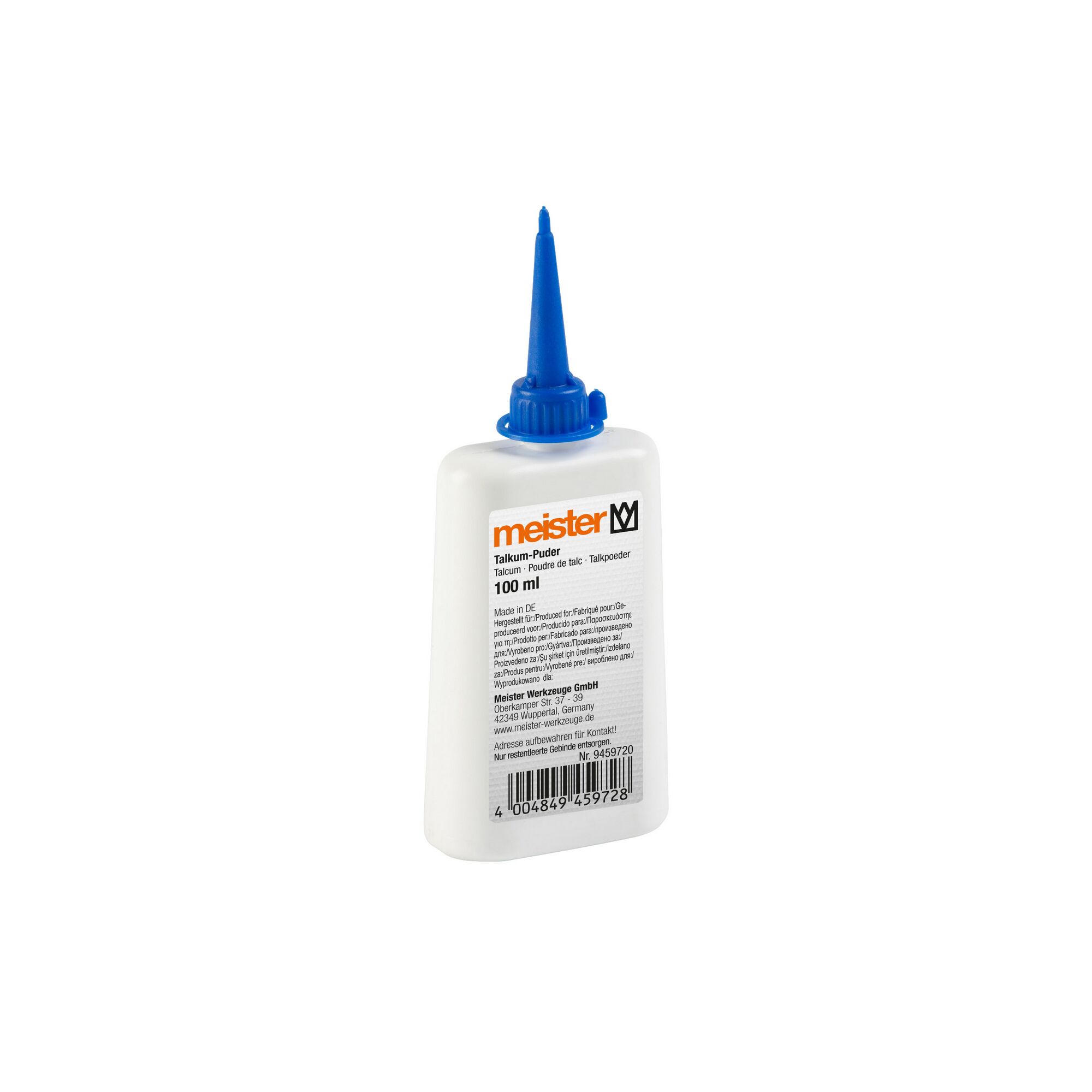 Meister Talkum-Puder 100 ml Flasche