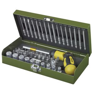 Schrauber-Set mit Ratsche 53-teilig