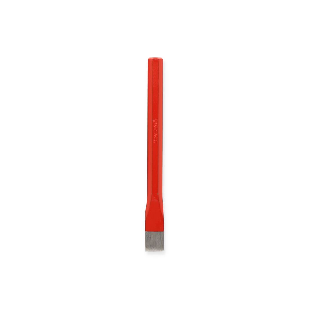 Roter Meißel mit Metallspitze