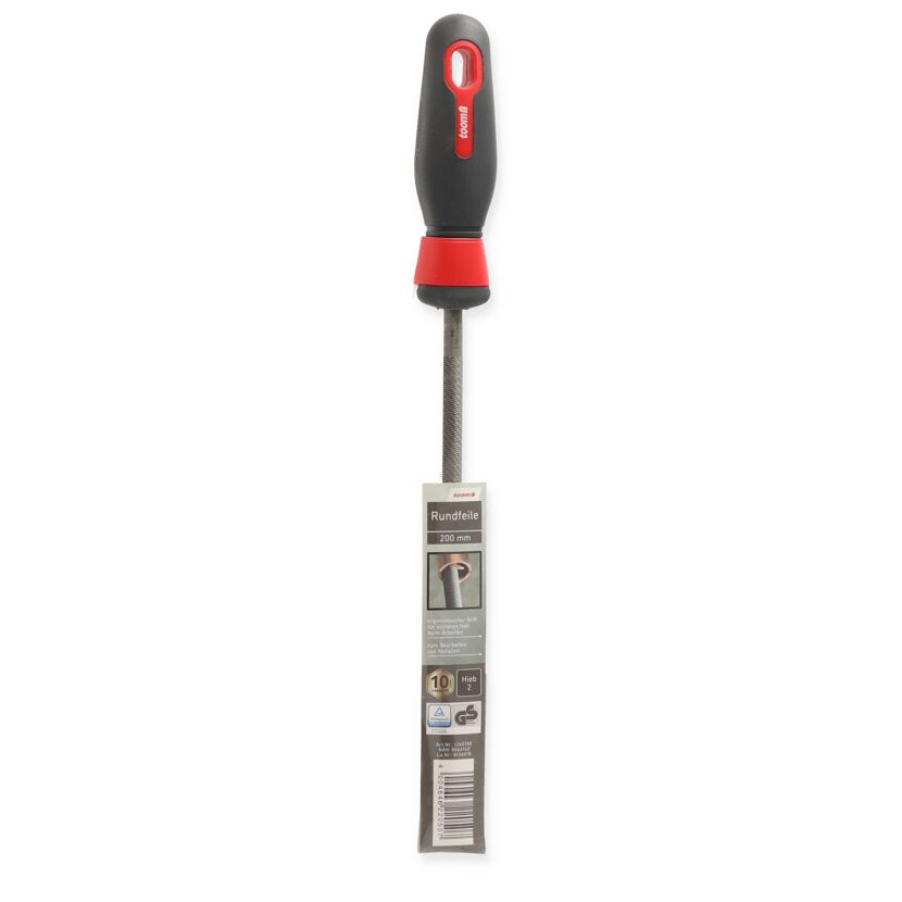 Rundfeile von toom mit ergonomischem Griff