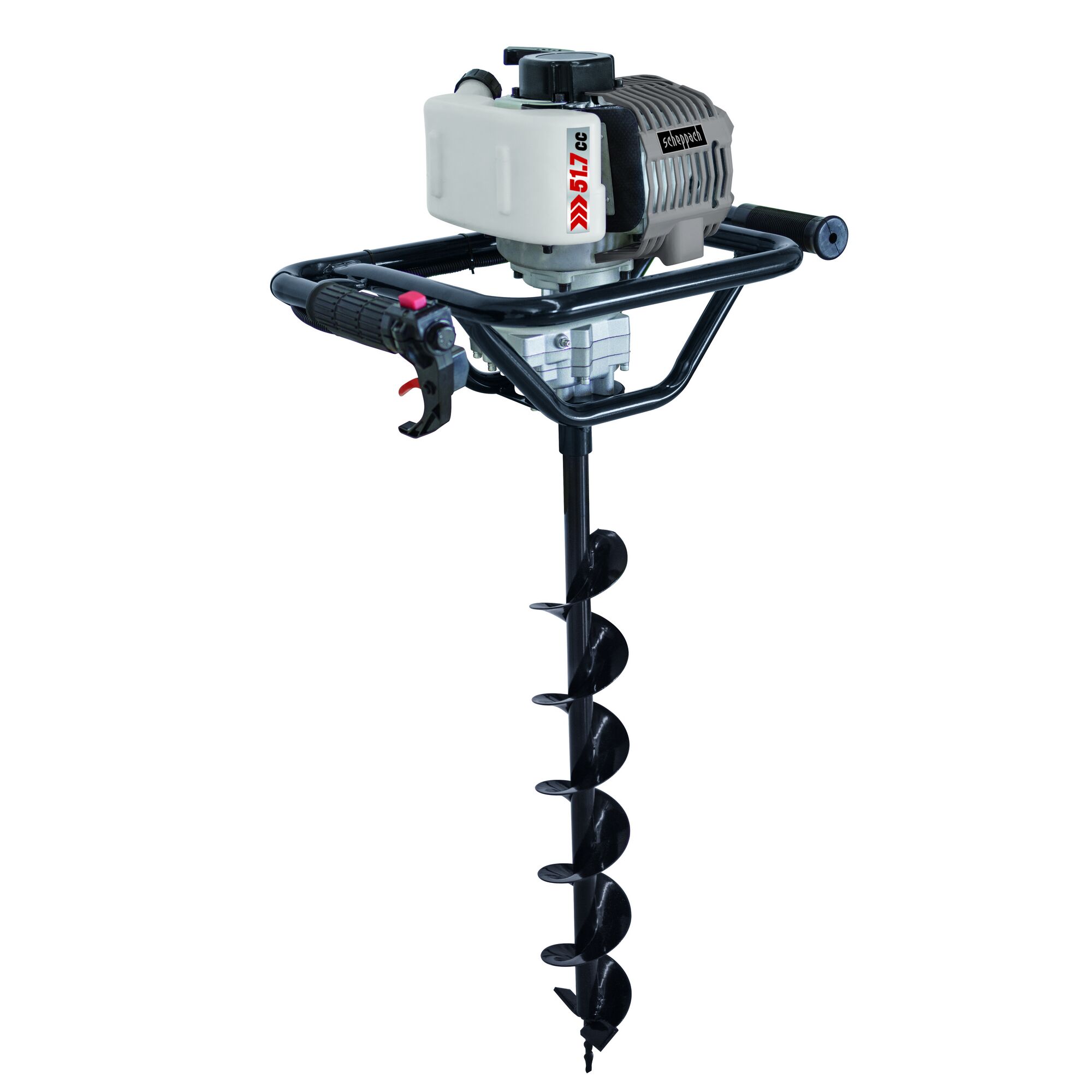 Ein Erdlochbohrer von Scheppach