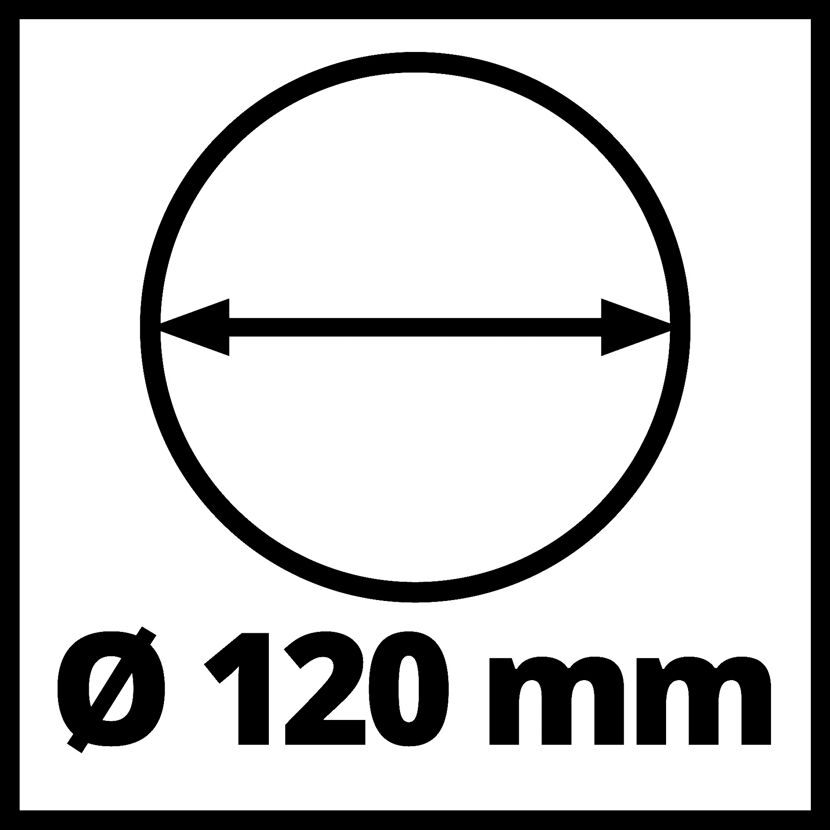 Kreis mit Durchmesser von 120 mm