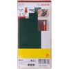 Schwingschleifpapier gelocht 9,3 x 18,5 cm K40-120 25-teilig