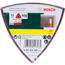 Deltaschleifblatt-Set gelocht 9,3 cm G60 - 240 25-teilig