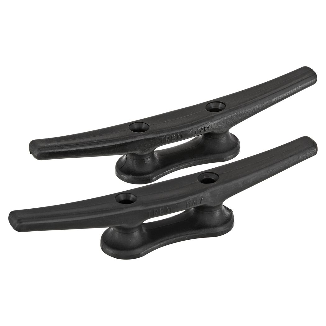 Seilklampen 110 mm 2 Stück Kunststoff schwarz