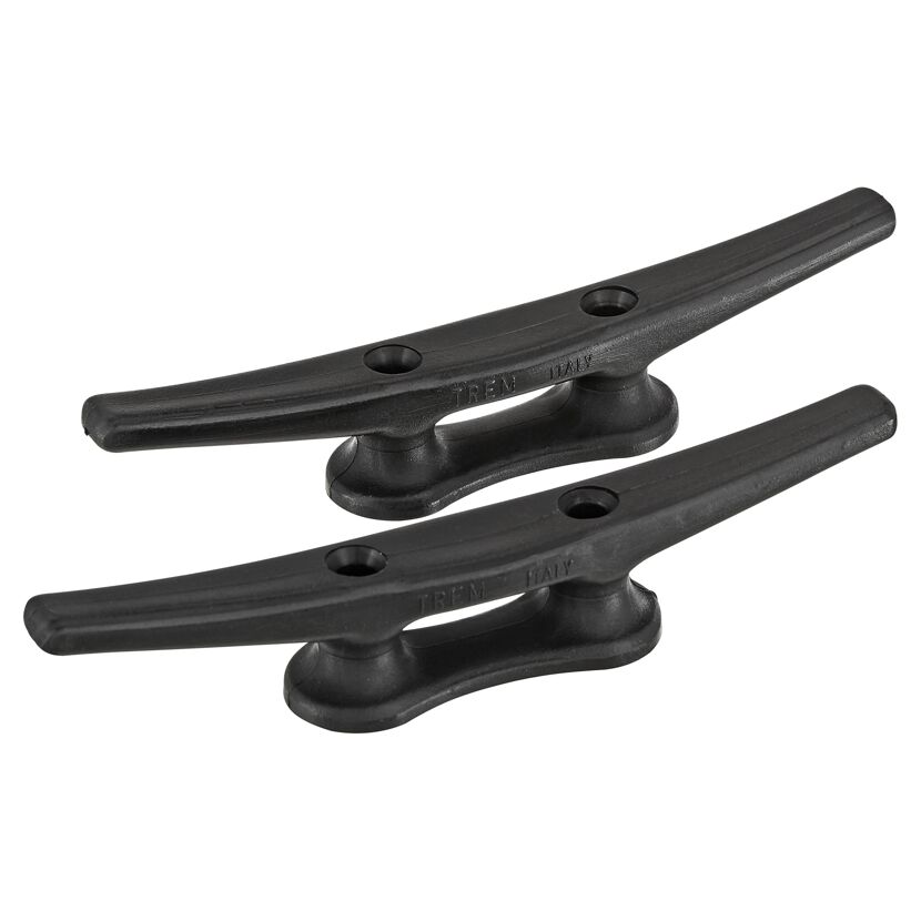 Seilklampen 110 mm 2 Stück Kunststoff schwarz