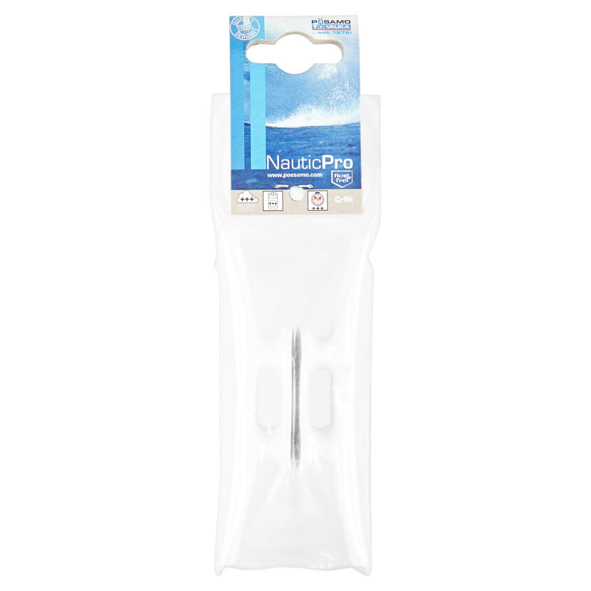 Seilklampen 110 mm 2 Stück Kunststoff weiß