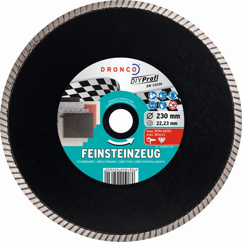 Diamant-Trennscheibe Feinsteinzeug Ø 230 mm