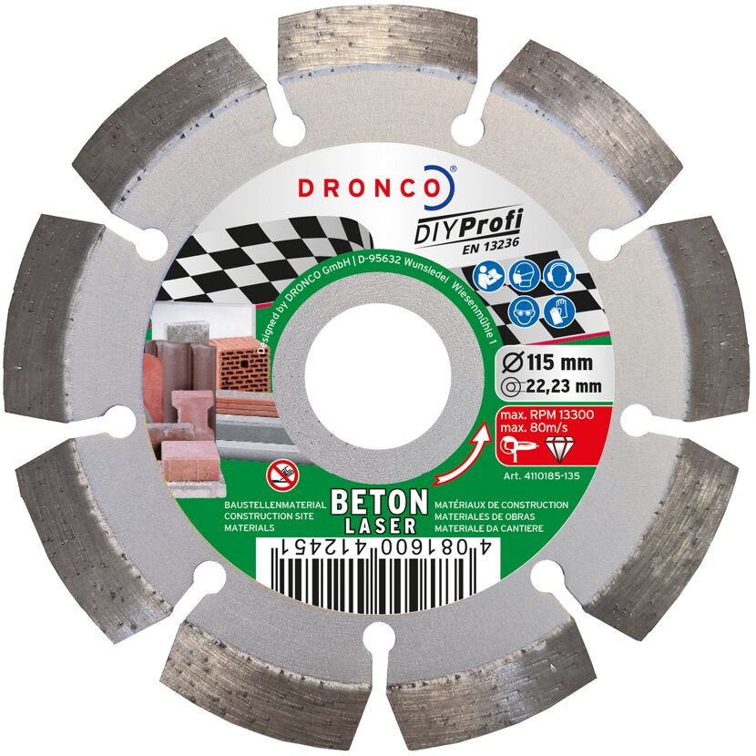Diamant-Trennscheibe Beton Ø 115 mm