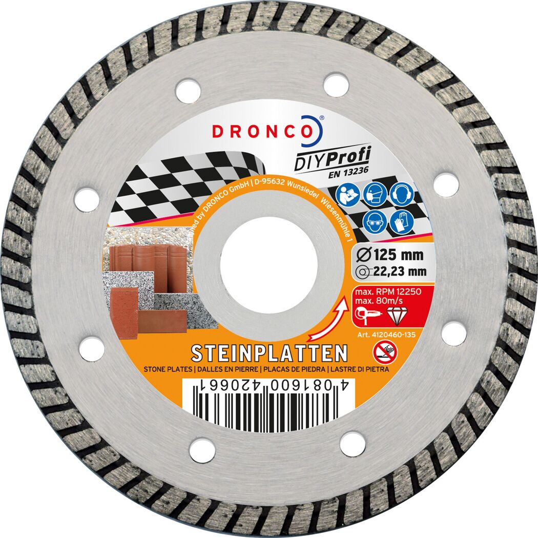 Diamant-Trennscheibe Steinplatten Ø 125 mm