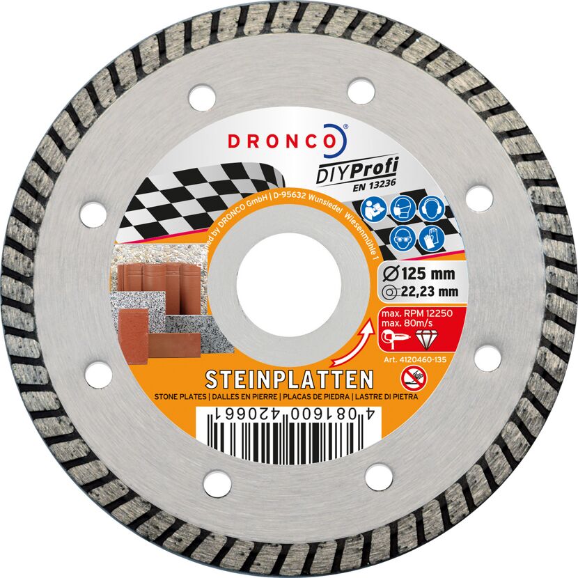 Diamant-Trennscheibe Steinplatten Ø 125 mm