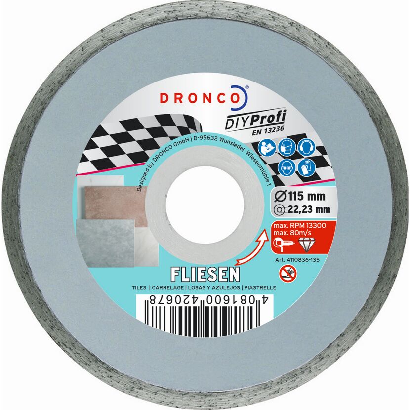 Diamant-Trennscheibe Fliesen Ø 115 mm