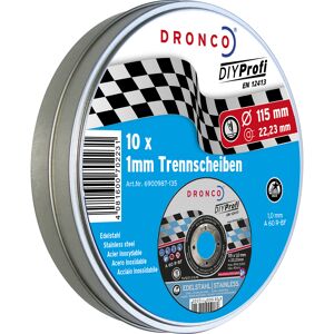 Trennscheibe Inox Ø 115 x 1,0 mm 10 Stück