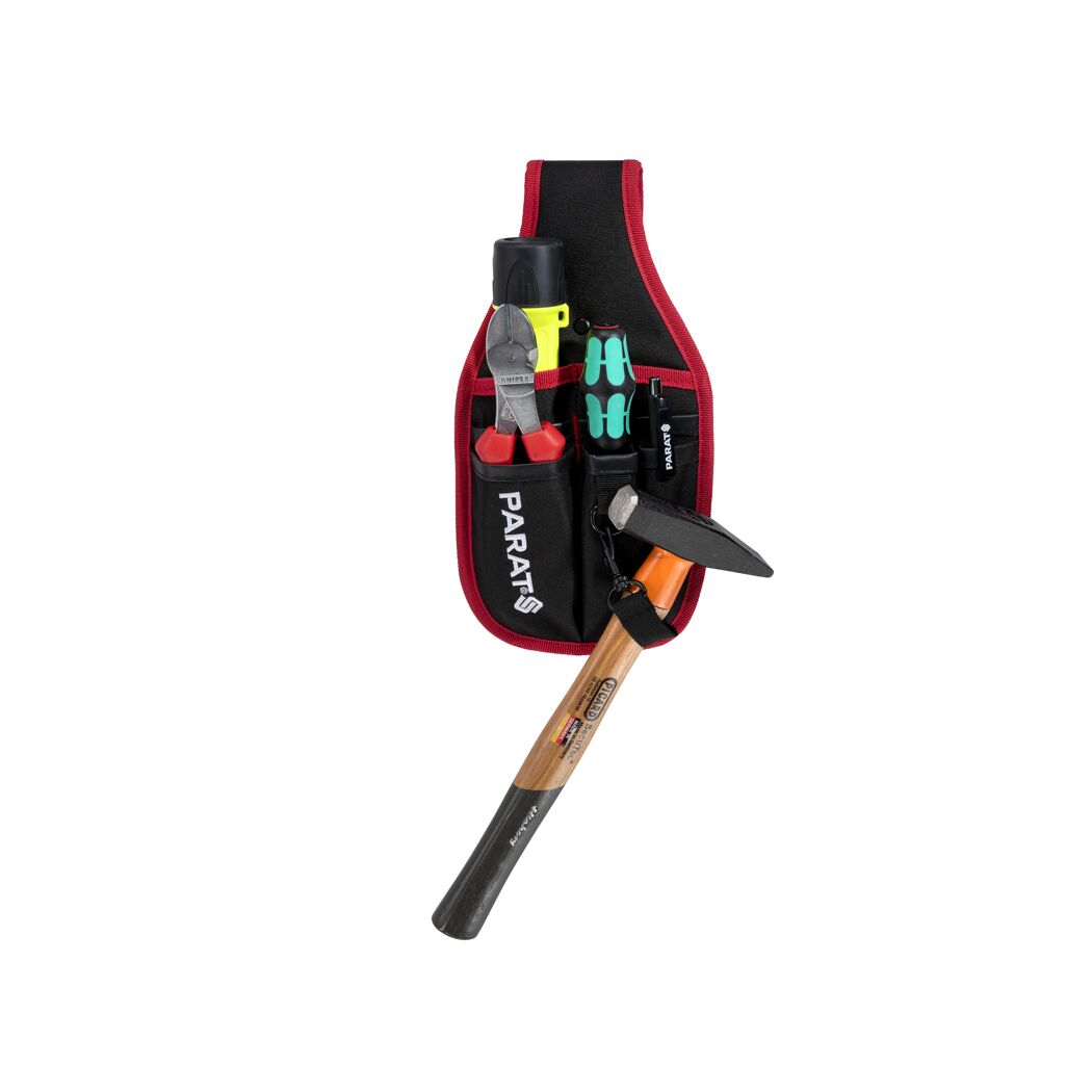 Parat Gürteltasche mit Hammer, Zange, Schraubenzieher und Lampe