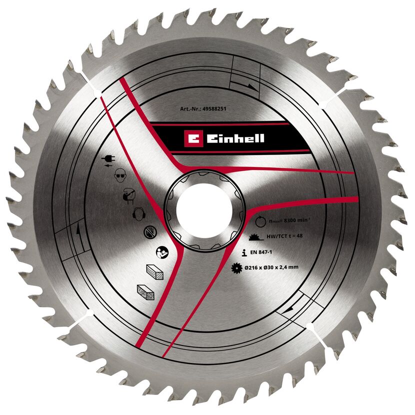 Einhell HM-Sägeblatt 216 x 30 x 2,4 mm