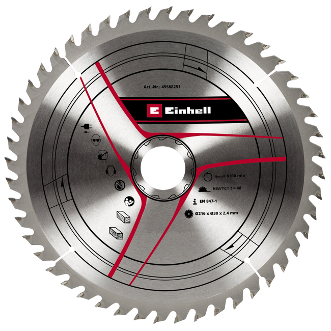Bild von Sägeblatt Hartmetall Ø 216 x 30 x 2,4 mm Z48