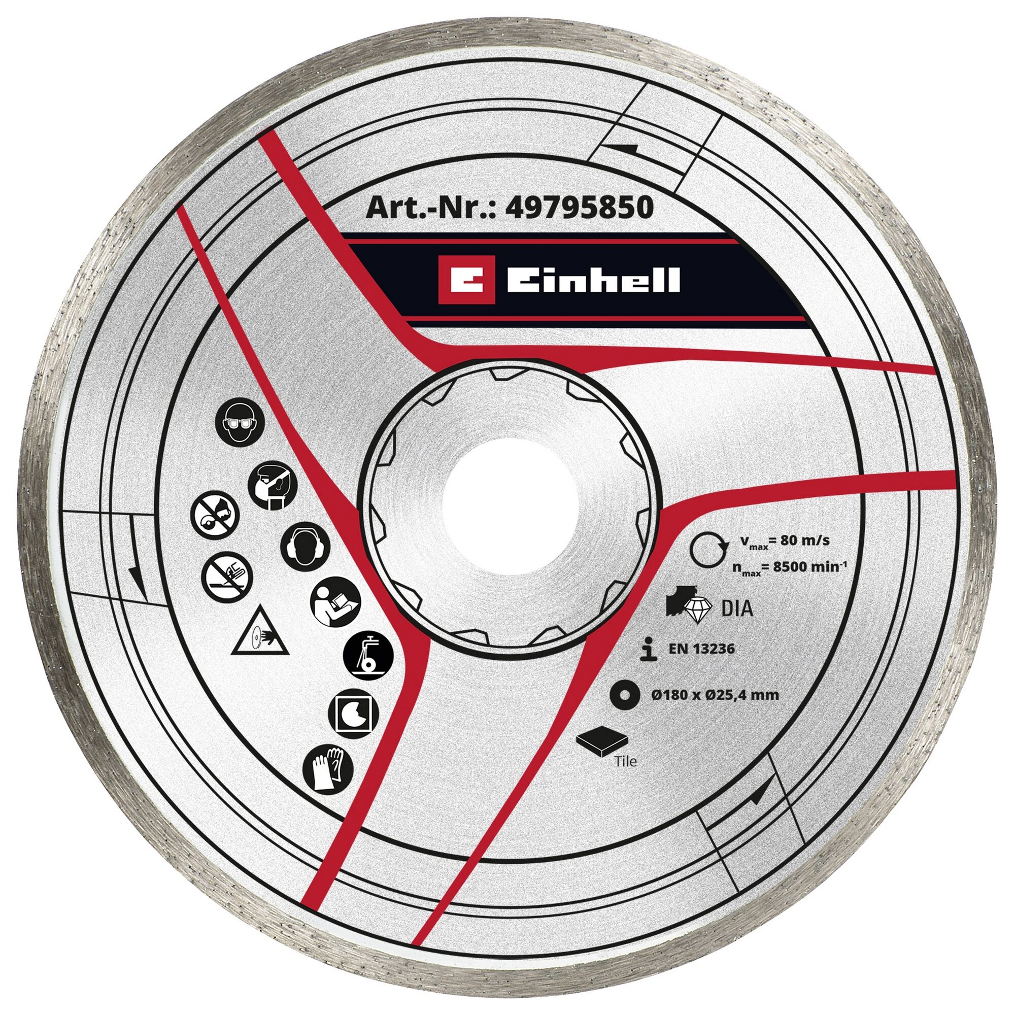 Einhell DIA-Trennscheibe, 180 x 25,4 mm