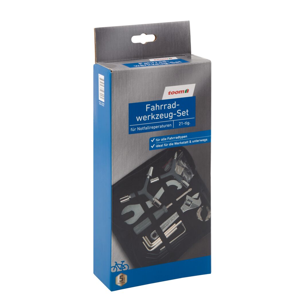 Fahrrad-Werkzeug-Set, 21-teilig, toom