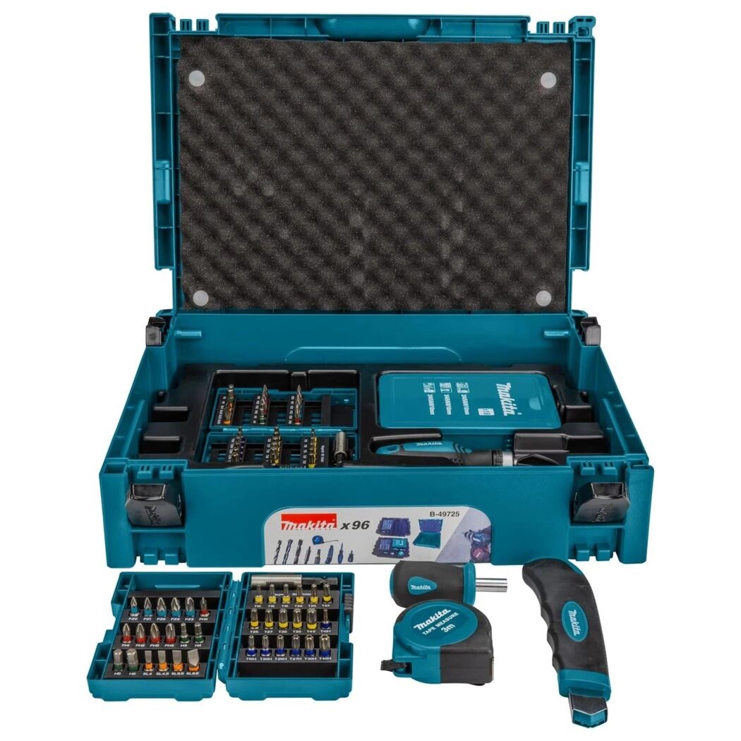 Werkzeugkoffer mit Akkuschrauber und Bits