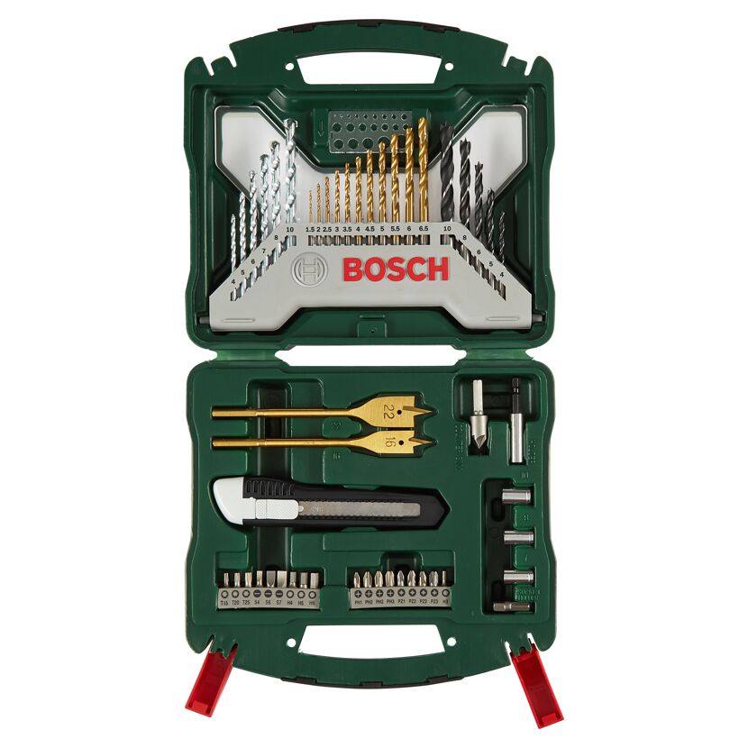 Titanium-Bohrer- und -Schrauberset 'X-Line' 50-teilig