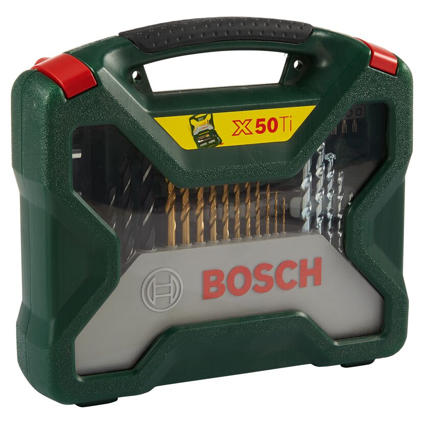 Titanium-Bohrer- und -Schrauberset 'X-Line' 50-teilig