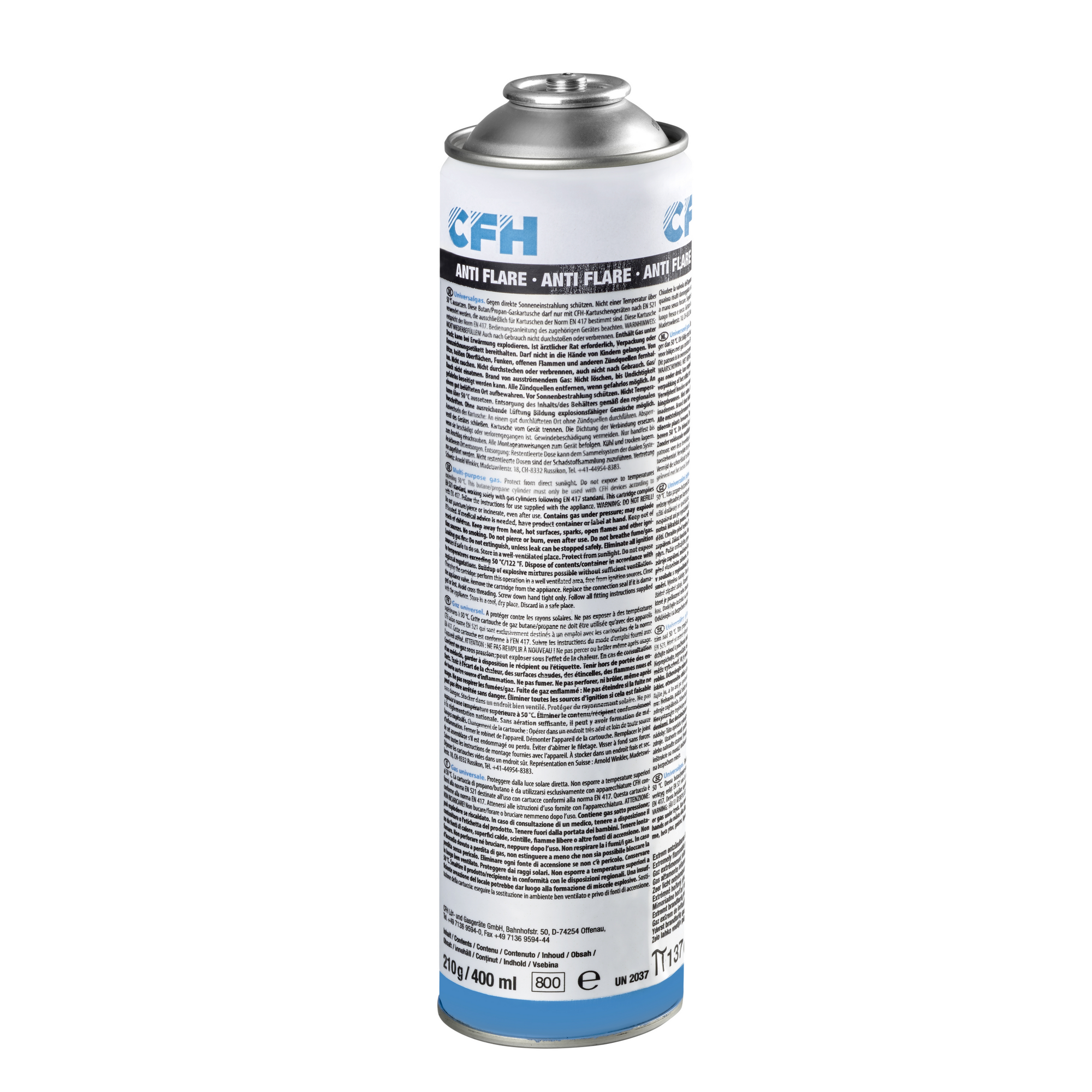 Universaldruckgasdose Anti Flare 400 ml + product picture