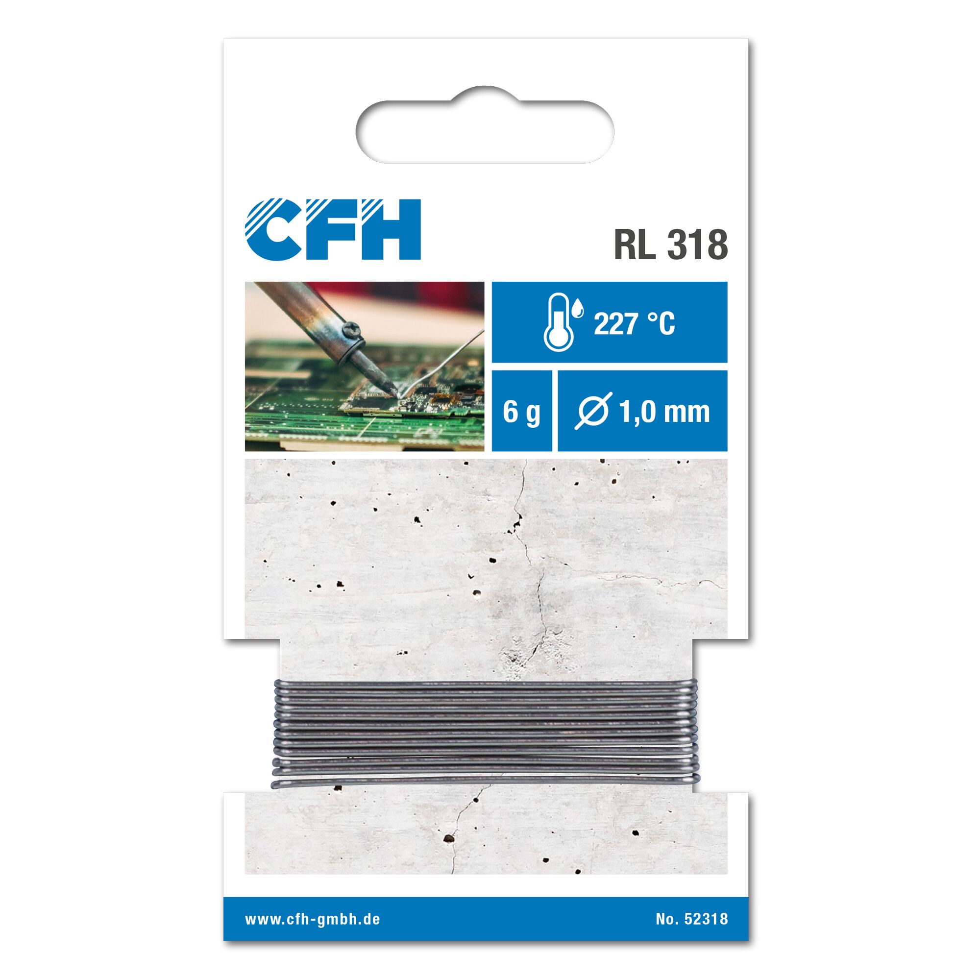 CFH Radiolot RL bleifrei 6 g, 1,0 mm