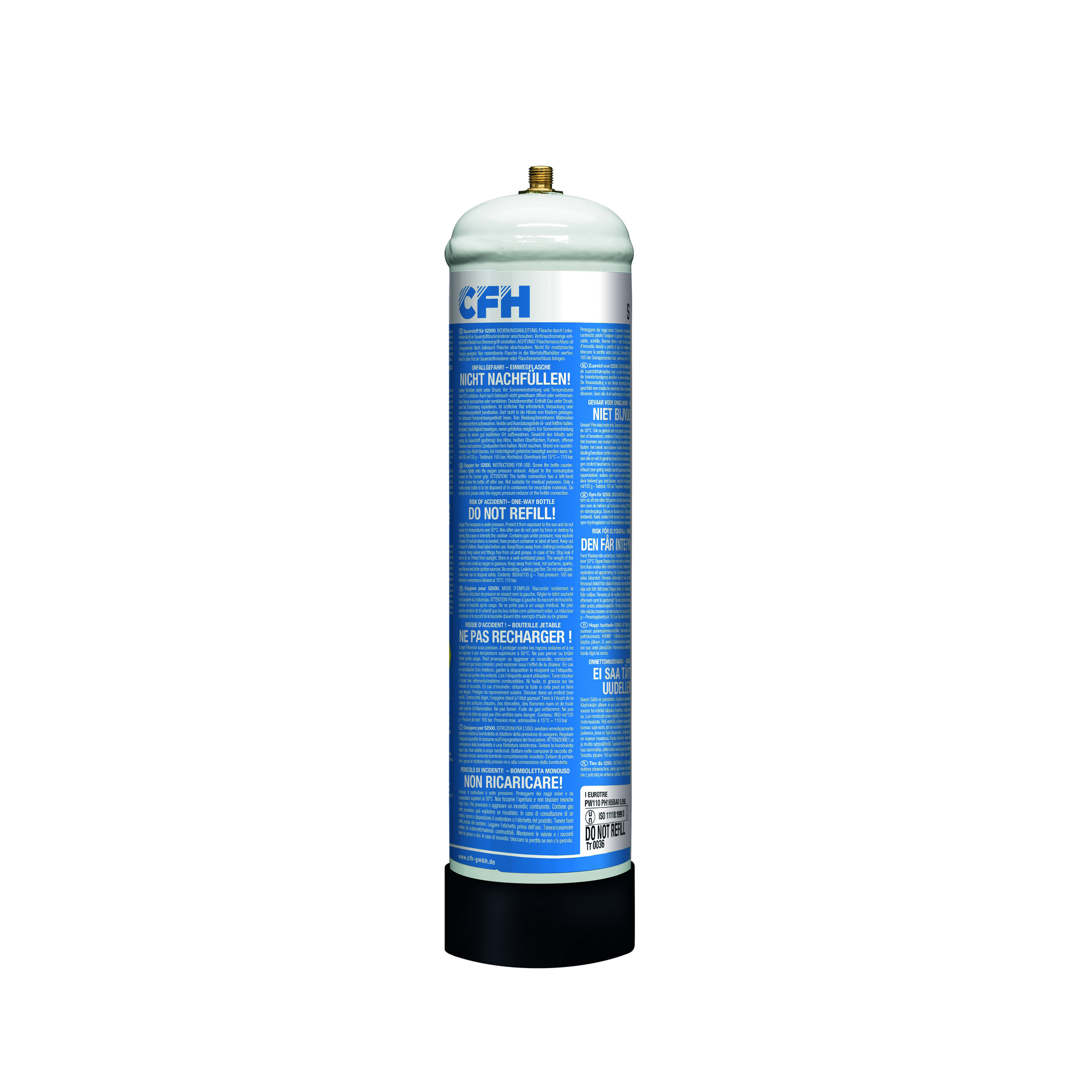 Sauerstoff-Ersatzflasche 105 bar + product picture