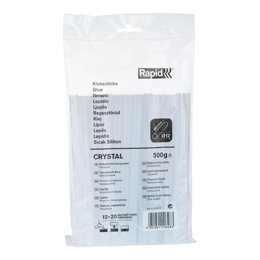 Rapid Klebesticks Kristall Ø 12 mm 500 g
