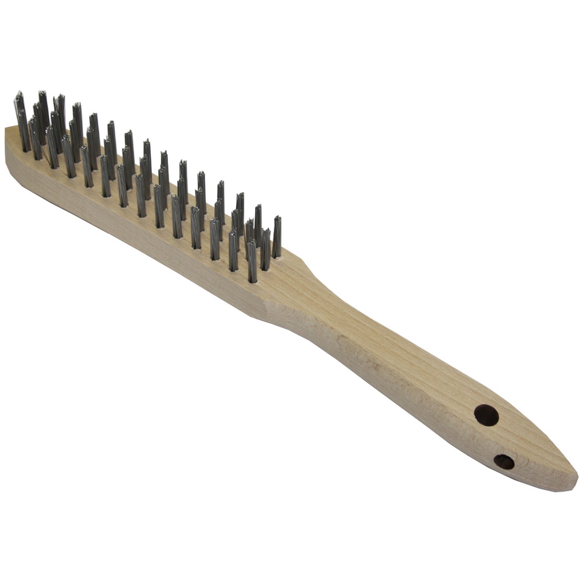 Drahtbürste mit Holzgriff