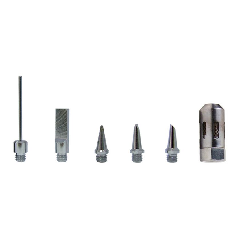 Gaslöter-Set 'M 028' mehrfarbig 650 °C, 10-teilig