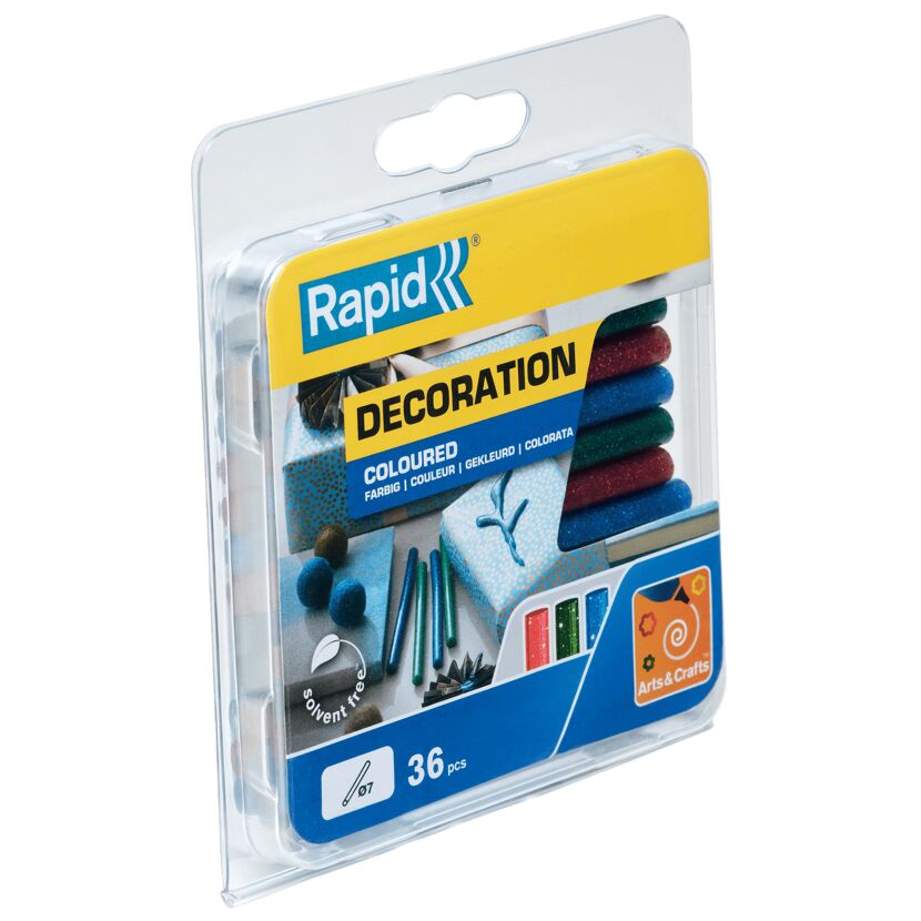 Rapid Decoration Glitzerstifte, 36 Stück