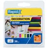 36 bunte Dekorationsstifte in einer Blisterpackung