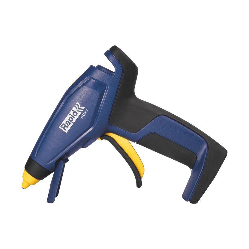 Blau-gelbe Klebepistole BGX7 von Rapid