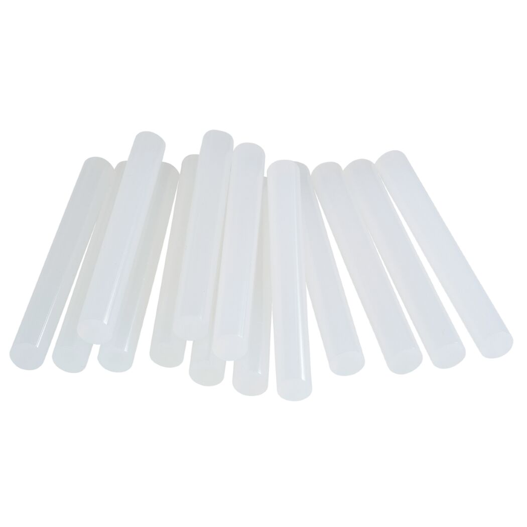 Klebestick für PVC und Kabel transparent Ø 12 x 94 mm 14 Stück