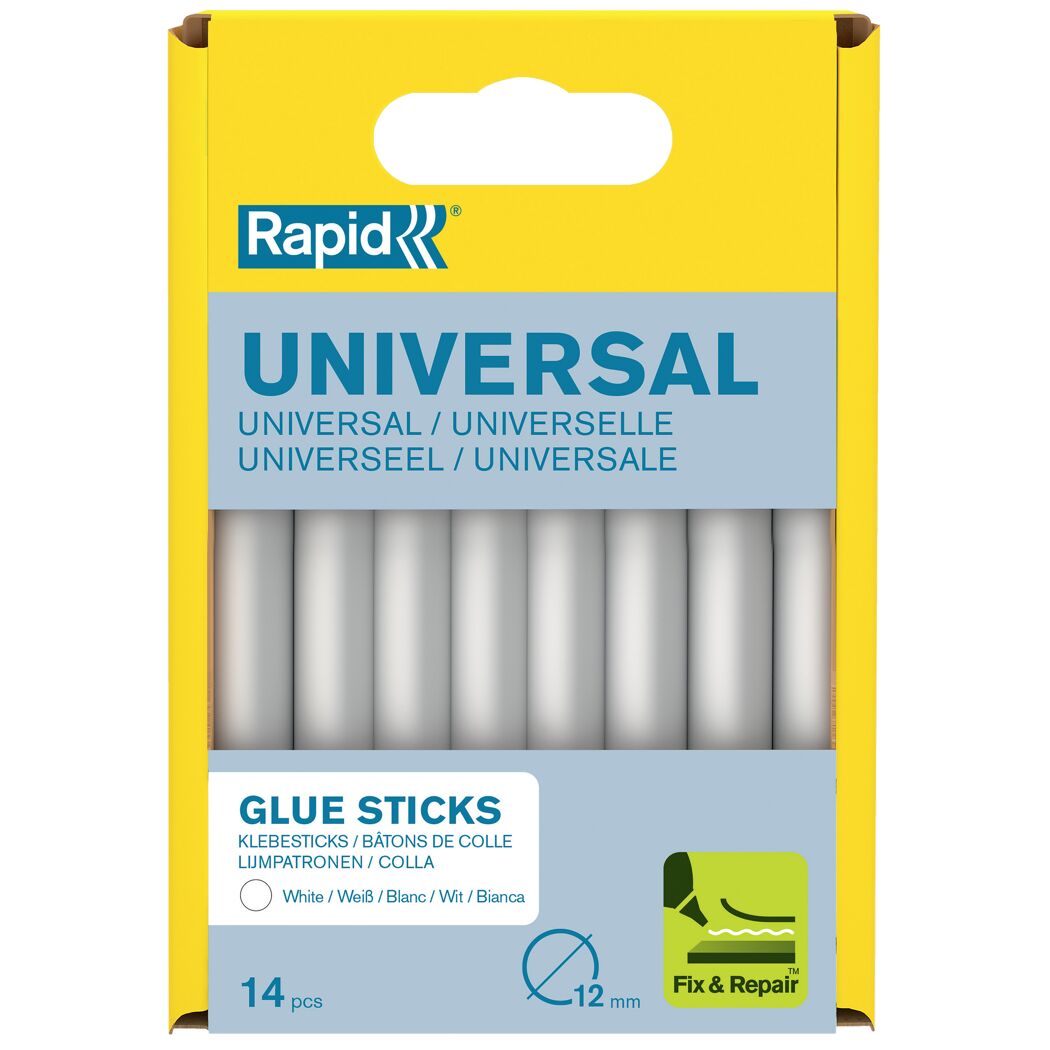 Klebestick Universal weiß Ø 12 x 94 mm 14 Stück