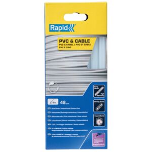 Klebestick für PVC und Kabel transparent Ø 12 x 190 mm 48 Stück