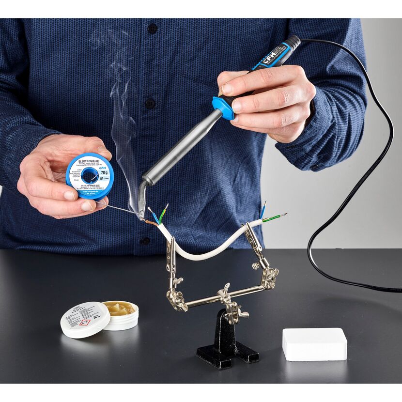 Elektrolötkolben 'E 60' blau/silbern 60 W, 350 °C
