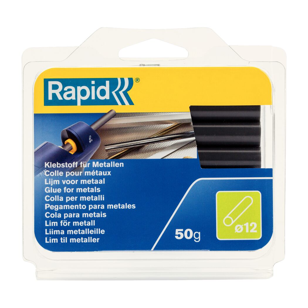 Rapid Klebesticks Metall Ø 12 mm 50 g 6 Stück