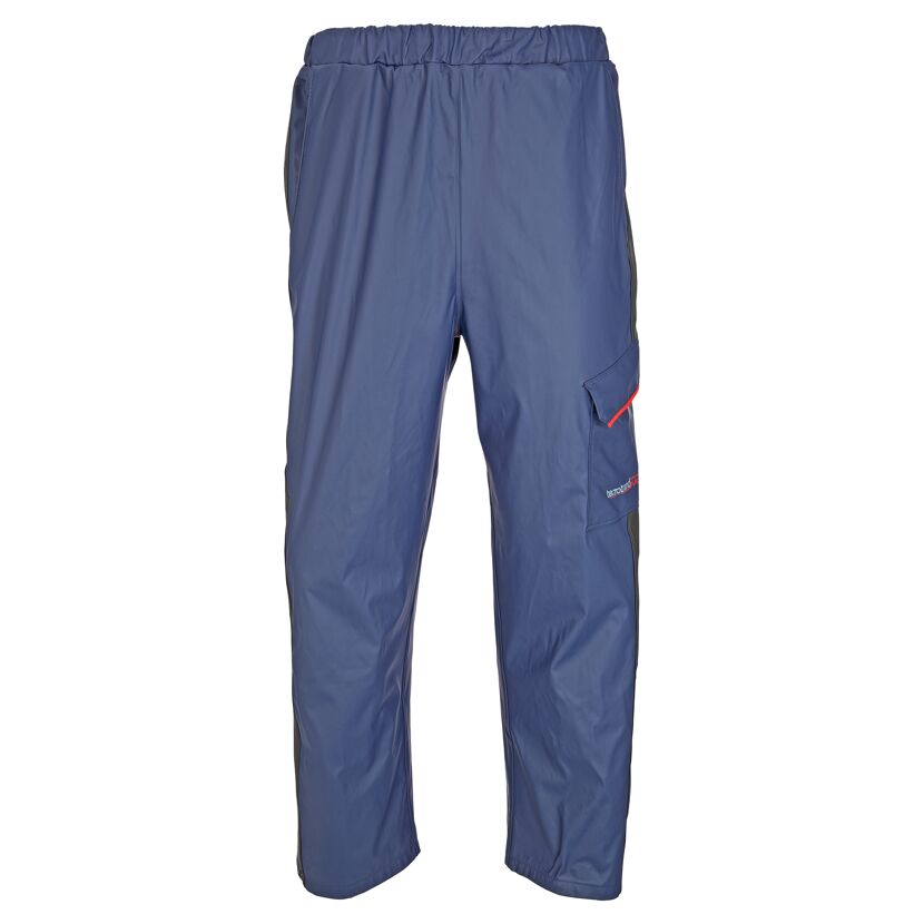 Regenhose marineblau/rot Gr. L