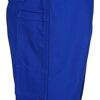 Blaue Bundhose, Nahaufnahme der Tasche