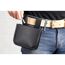 Nageltasche Leder schwarz